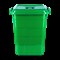 Бак универсальный Ар-Пласт Bricks 1010, 75л, с крышкой, пластиковый, зеленый - фото 80236