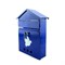 Ящик почтовый Домик Голубь, 350x240мм, синий, с замком - фото 80476
