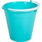 Ведро хозяйственное Евро, 10л, пищевой полипропилен, бирюзовое 82854