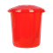 Бак универсальный Ар-Пласт 1004, 75л, с крышкой, пластиковый, красный - фото 80856