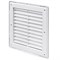 Решетка вентиляционная EVENT Э2323Р, 230х230мм, белая, пластиковая 72984
