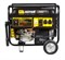 Электрогенератор HUTER DY6500LX 64/1/15 бензиновый, с электростартером, с колесами и аккумулятором 76809