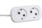 Удлинитель UNIVersal Е-202, бытовой, 2 гнезда, без заземления, 2м, 10А, 2.3кВт, ПВС 2х1 15722