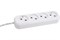 Удлинитель UNIVersal Е-204, бытовой, 4 гнезда, без заземления, 5м, 10А, 2.3кВт, ПВС 2х1 4015