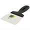 Шпатель-лопатка 100мм, нержавеющая сталь, СИБРТЕХ, пластиковая ручка 30412