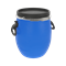 Бочка "S", 20л, со стяжным обручем и с уплотнителем, пищевой пластик, с ручками, синий 14611 Бочка "S", 20л, со стяжным обручем и с уплотнителем, пищевой пластик, с ручками, синий 14611