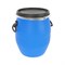 Бочка "S", 48л, со стяжным обручем и с уплотнителем, с ручками, пищевой пластик, синий 8082 Бочка "S", 48л, со стяжным обручем и с уплотнителем, с ручками, пищевой пластик, синий 8082