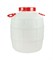 Бочка-канистра Бочонок М1006, 50л, с навесными ручками, пищевой пластик 18491