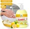 Крем-мыло жидкое Clean&Green CG8110 Soapy, 500мл, с дозатором, лимонный бисквит 74053 - фото 97802
